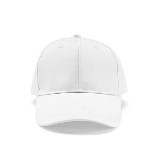 white Gorra Darrell de algodón de 280 gsm. 6 paneles y cierre metálico