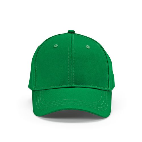 green Gorra Darrell de algodón de 280 gsm. 6 paneles y cierre metálico