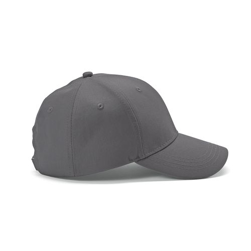 gray Gorra Darrell de algodón de 280 gsm. 6 paneles y cierre metálico