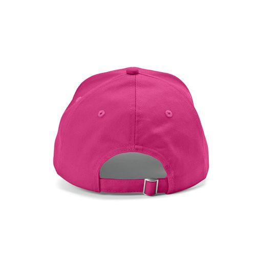 fucsia Gorra Darrell de algodón de 280 gsm. 6 paneles y cierre metálico
