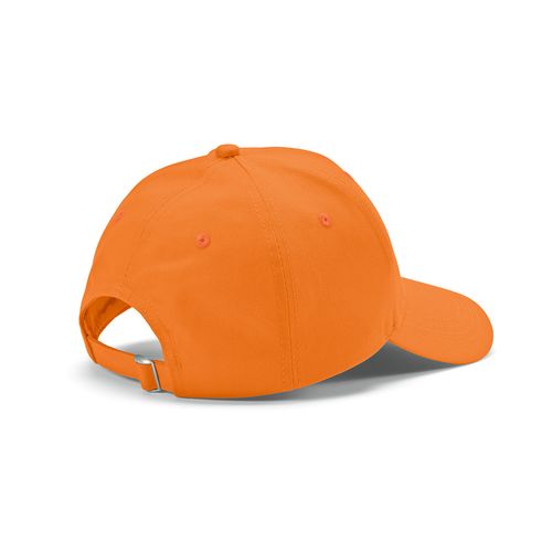 orange Gorra Darrell de algodón de 280 gsm. 6 paneles y cierre metálico