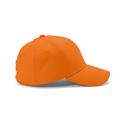 orange Gorra Darrell de algodón de 280 gsm. 6 paneles y cierre metálico