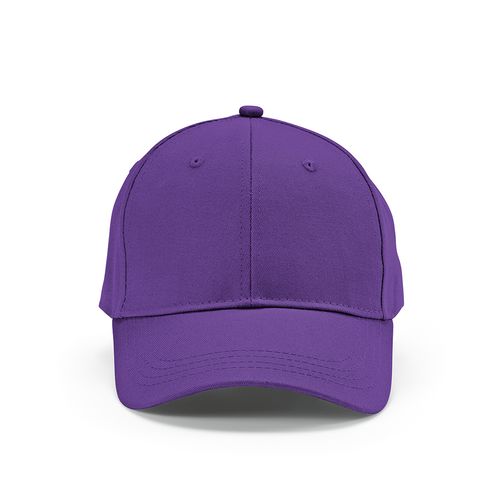 purple Gorra Darrell de algodón de 280 gsm. 6 paneles y cierre metálico