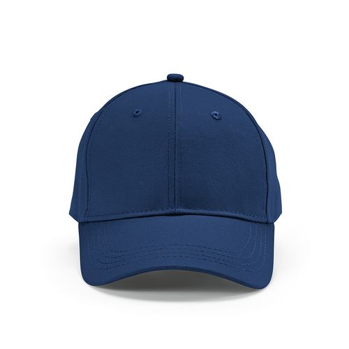 azul marino Gorra Darrell de algodón de 280 gsm. 6 paneles y cierre metálico