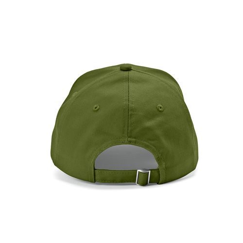 ejército verde Gorra Darrell de algodón de 280 gsm. 6 paneles y cierre metálico