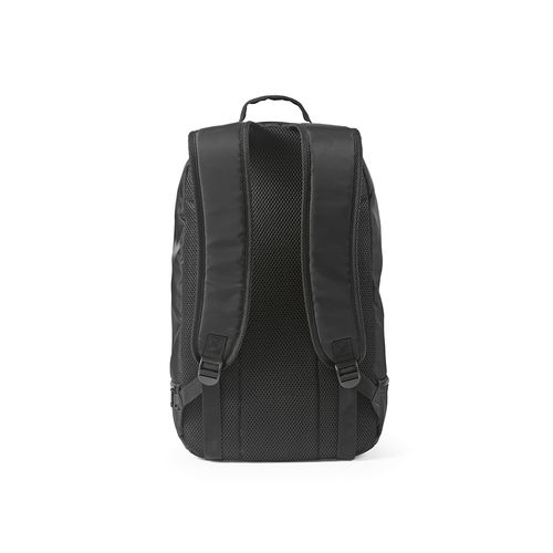 black Mochila Buenos Aires de 25 L de rPET. Dos reflectantes frontales