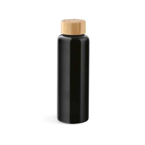 Botella Indus; vidrio borosilicato, tapa bambú, 510 ml. Hermética