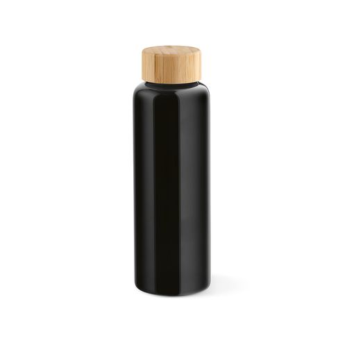 Botella Indus; vidrio borosilicato, tapa bambú, 510 ml. Hermética