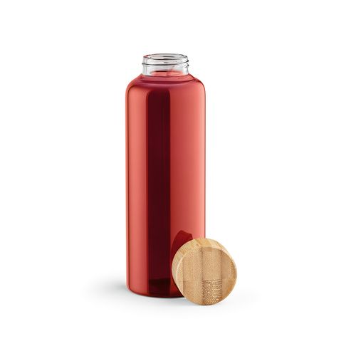 Botella Indus; vidrio borosilicato, tapa bambú, 510 ml. Hermética
