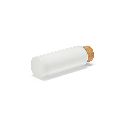 Botella Indus; vidrio borosilicato, tapa bambú, 510 ml. Hermética