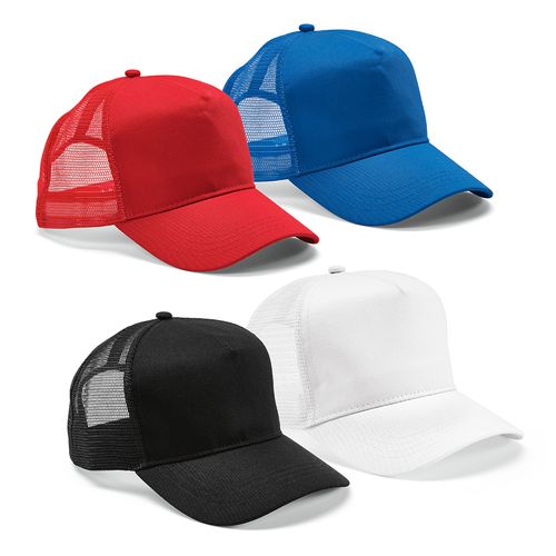 Casquette Zappa, rPET et rCOTON. 5 pans, fermeture à pression