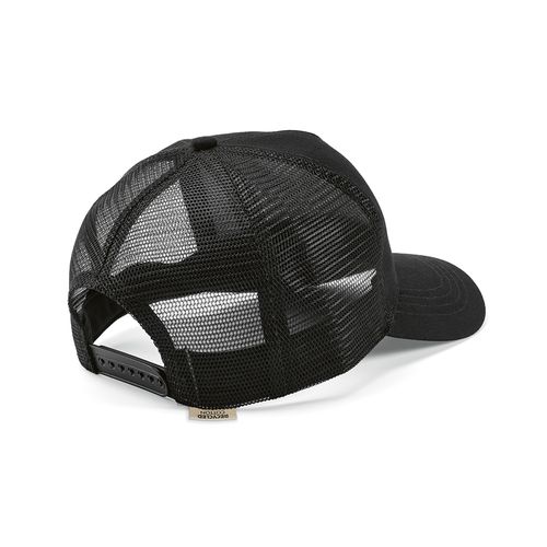 black Gorra Zappa de rPET y rCotton. 5 paneles y cierre a presión