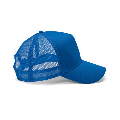 blue Gorra Zappa de rPET y rCotton. 5 paneles y cierre a presión