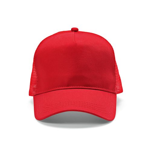 red Gorra Zappa de rPET y rCotton. 5 paneles y cierre a presión