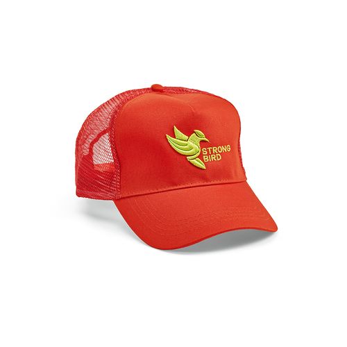 red Gorra Zappa de rPET y rCotton. 5 paneles y cierre a presión