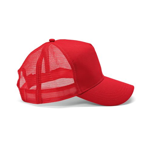 red Gorra Zappa de rPET y rCotton. 5 paneles y cierre a presión