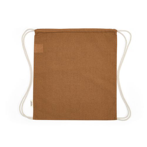 marrón Petate Lhotse de algodón reciclado 140 gsm. Cuerdas de rCotton