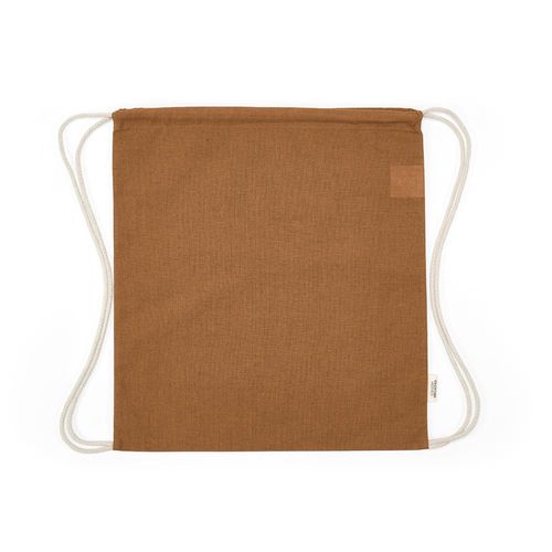 marrón Petate Lhotse de algodón reciclado 140 gsm. Cuerdas de rCotton