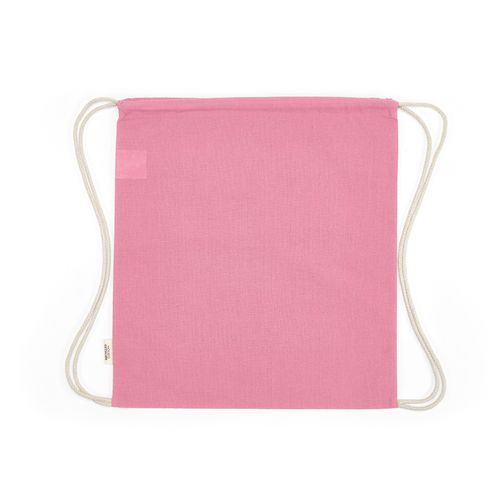 Sac à cordon Lhotse rCOTON 140 g/m². Cordon en coton recyclé