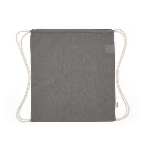 Sac à cordon Lhotse rCOTON 140 g/m². Cordon en coton recyclé