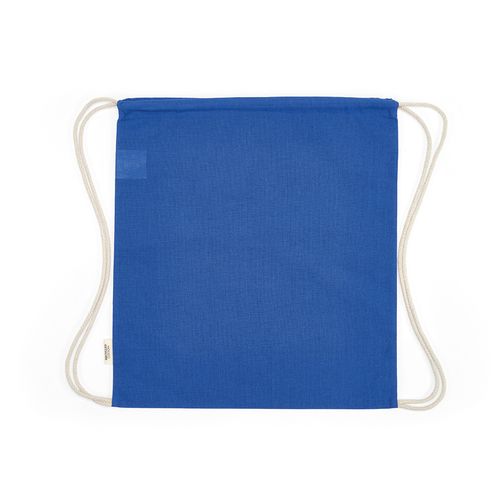 azulón Petate Lhotse de algodón reciclado 140 gsm. Cuerdas de rCotton