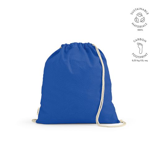 Sac à cordon Lhotse rCOTON 140 g/m². Cordon en coton recyclé