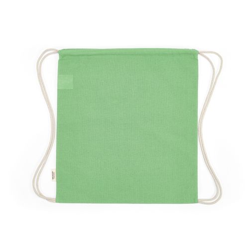 Sac à cordon Lhotse rCOTON 140 g/m². Cordon en coton recyclé