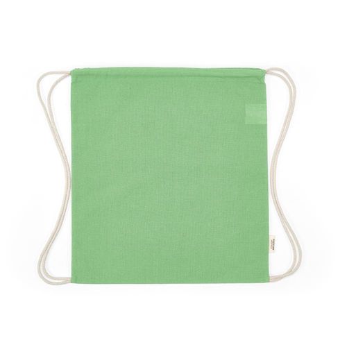 Sac à cordon Lhotse rCOTON 140 g/m². Cordon en coton recyclé
