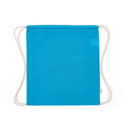 Sac à cordon Lhotse rCOTON 140 g/m². Cordon en coton recyclé