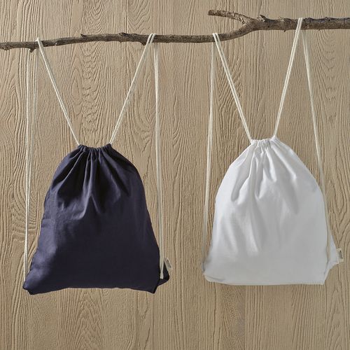 Sac à cordon Lhotse rCOTON 140 g/m². Cordon en coton recyclé