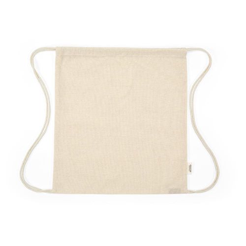 Sac à cordon Lhotse rCOTON 140 g/m². Cordon en coton recyclé