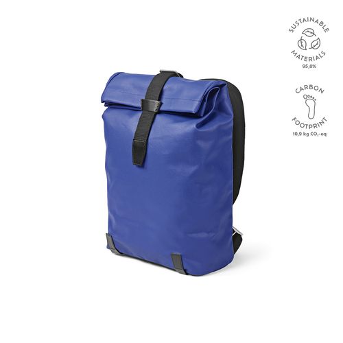 Mochila Berlin de 23L de rCotton de 340 gsm y  rPU. PC de 17