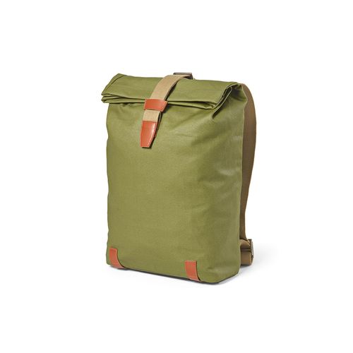 ejército verde Mochila Berlin de 23L de rCotton de 340 gsm y rPU. PC de 17