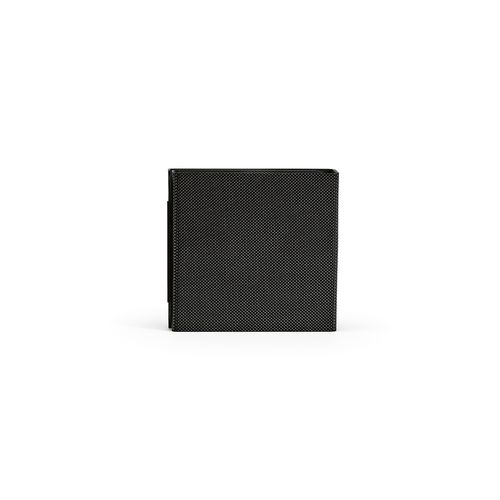 black Cargador inalámbrico Linnaeus; de rPU, 15 W. Puerto USB-C