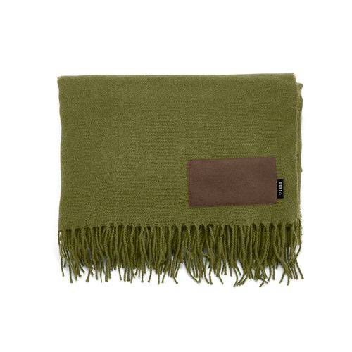 ejército verde Manta Lichtenstein de rPET de 180 gsm. Con parche personalizable