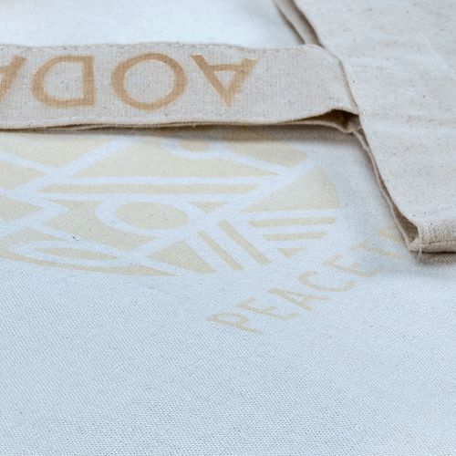 natural Bolsa de compra Mauna Kea de rCotton de 220 gsm y yute de 275 gsm