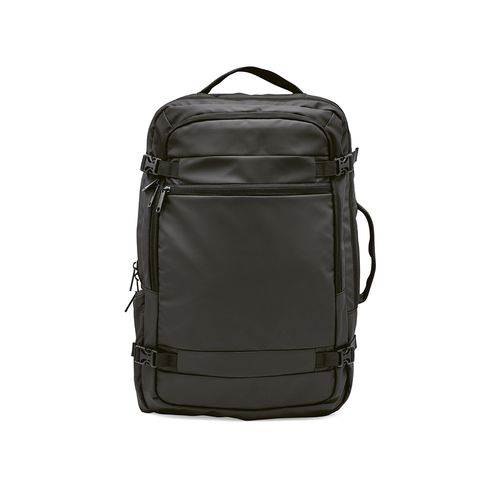 black Mochila Galindo 22 L de rPET. Asa lateral. Portátil de 17