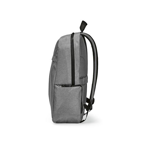 gris claro Mochila Madrid de 22 L, de nailon reciclado y rPET. PC de 17