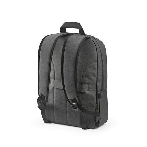 gris oscuro Mochila Madrid de 22 L, de nailon reciclado y rPET. PC de 17