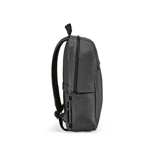 gris oscuro Mochila Madrid de 22 L, de nailon reciclado y rPET. PC de 17