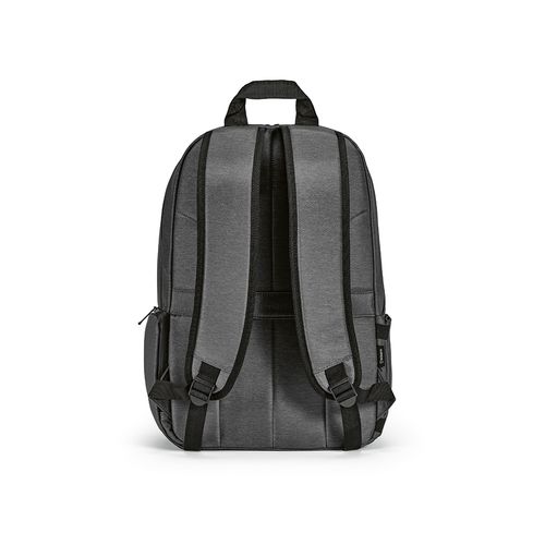 gris oscuro Mochila Madrid de 22 L, de nailon reciclado y rPET. PC de 17