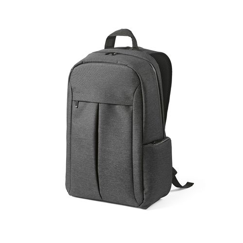 gris oscuro Mochila Madrid de 22 L, de nailon reciclado y rPET. PC de 17