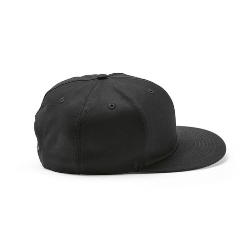 black Gorra Cornell de rCotton de 280 gsm. 5 paneles y cierre a presión