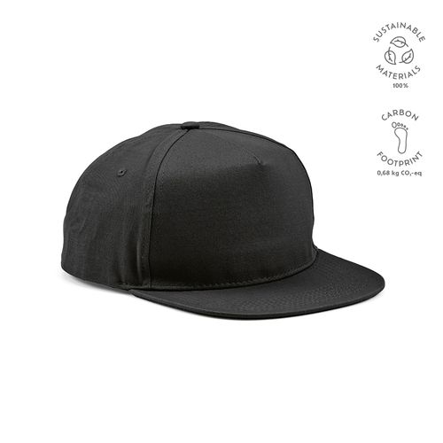 Casquette Cornell, rCOTON 280 g/m². 5 pans, fermeture à pression
