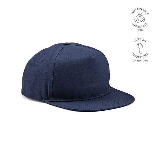 Casquette Cornell, rCOTON 280 g/m². 5 pans, fermeture à pression