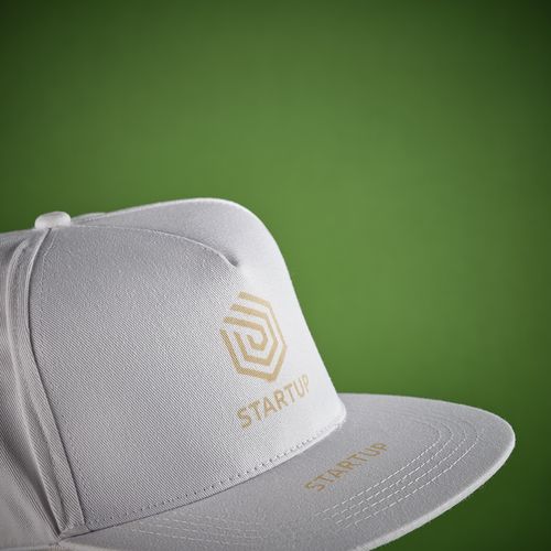 Casquette Cornell, rCOTON 280 g/m². 5 pans, fermeture à pression