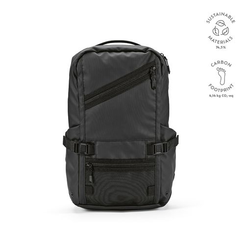 Mochila Rivin 18L de rPET. Reflectante. Portátil de 17