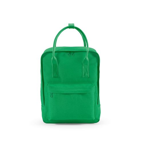 green Mochila Stockholm 18L Algodón reciclado de 450 gsm. Asas rPET.