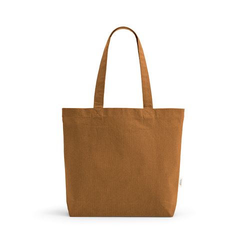 marrón Bolsa de Compra Aconcagua; rCotton 280 gsm. Asas 65 cm y fuelle