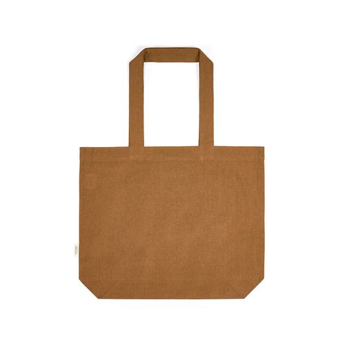 marrón Bolsa de Compra Aconcagua; rCotton 280 gsm. Asas 65 cm y fuelle